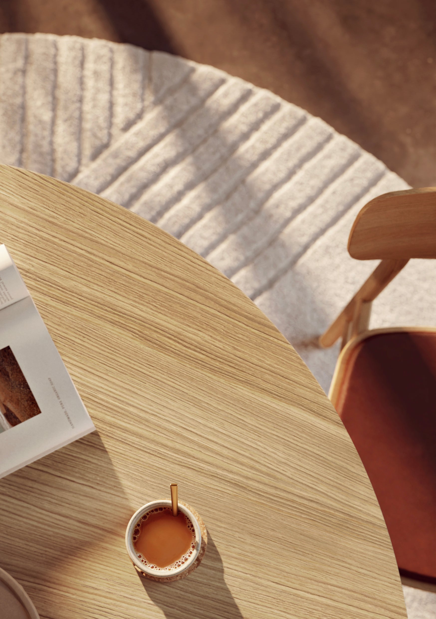 Mesa de jantar Ludo (130 cm) - Carvalho