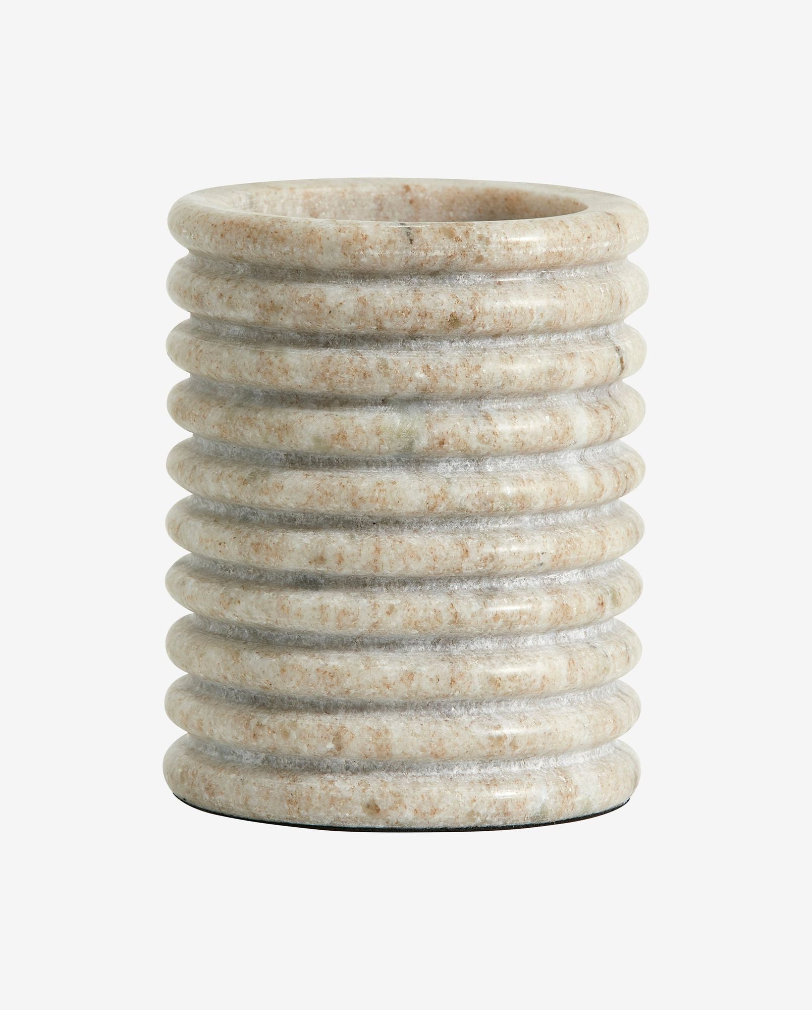 Otok Candlestick em mármore - X -Large - H12 cm - marrom claro