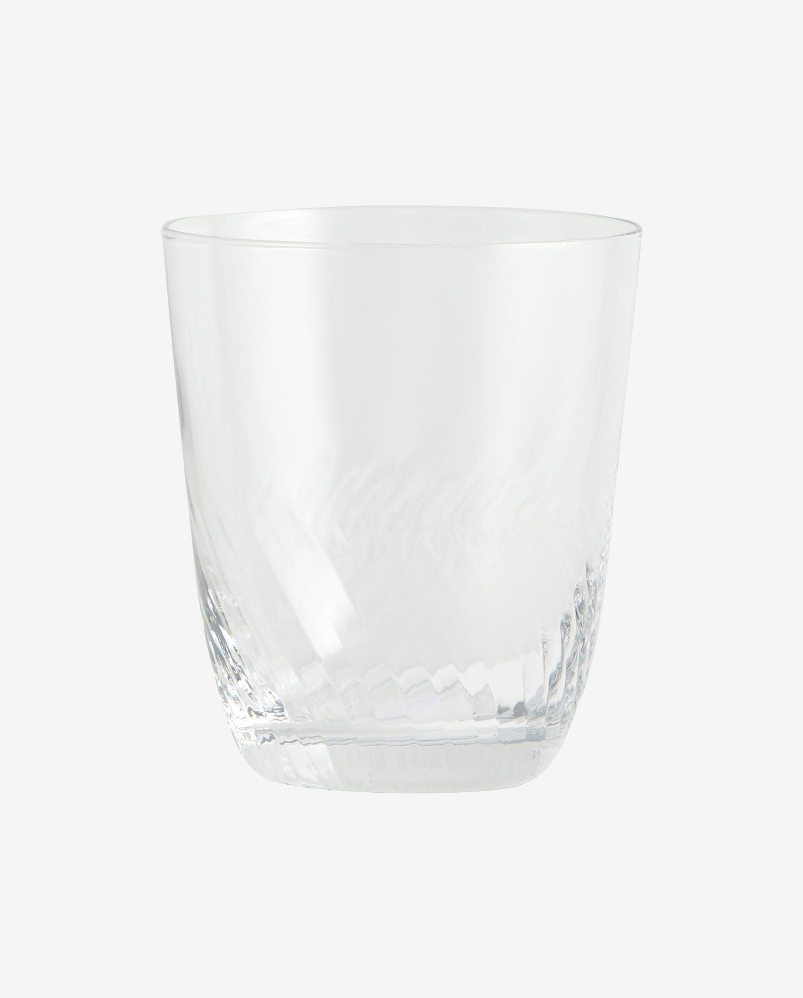 Garo bebendo vidro - H9.5 cm - vidro transparente