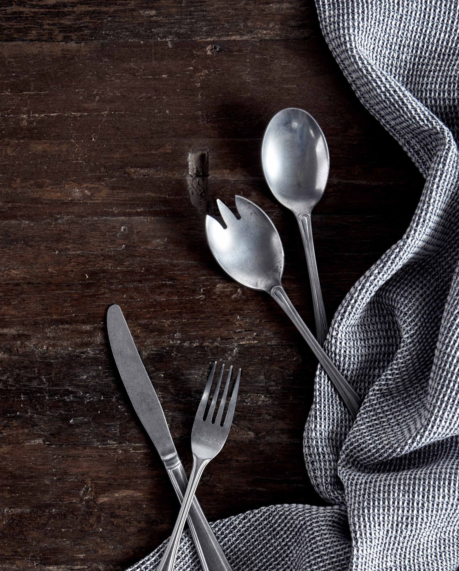 Toalha de waffle waffle - branco/preto