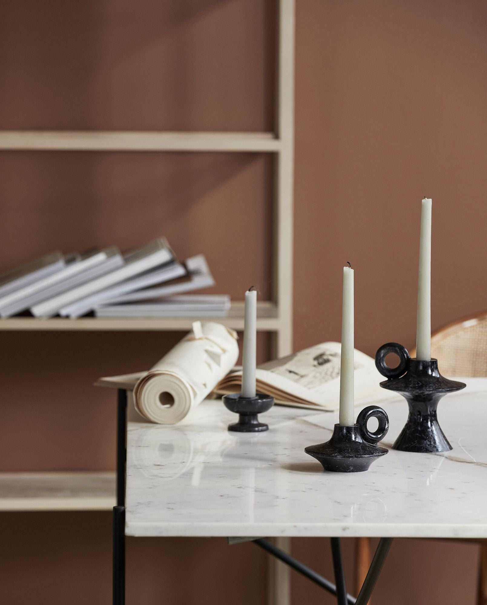 Palawan Candlestick Large - Black