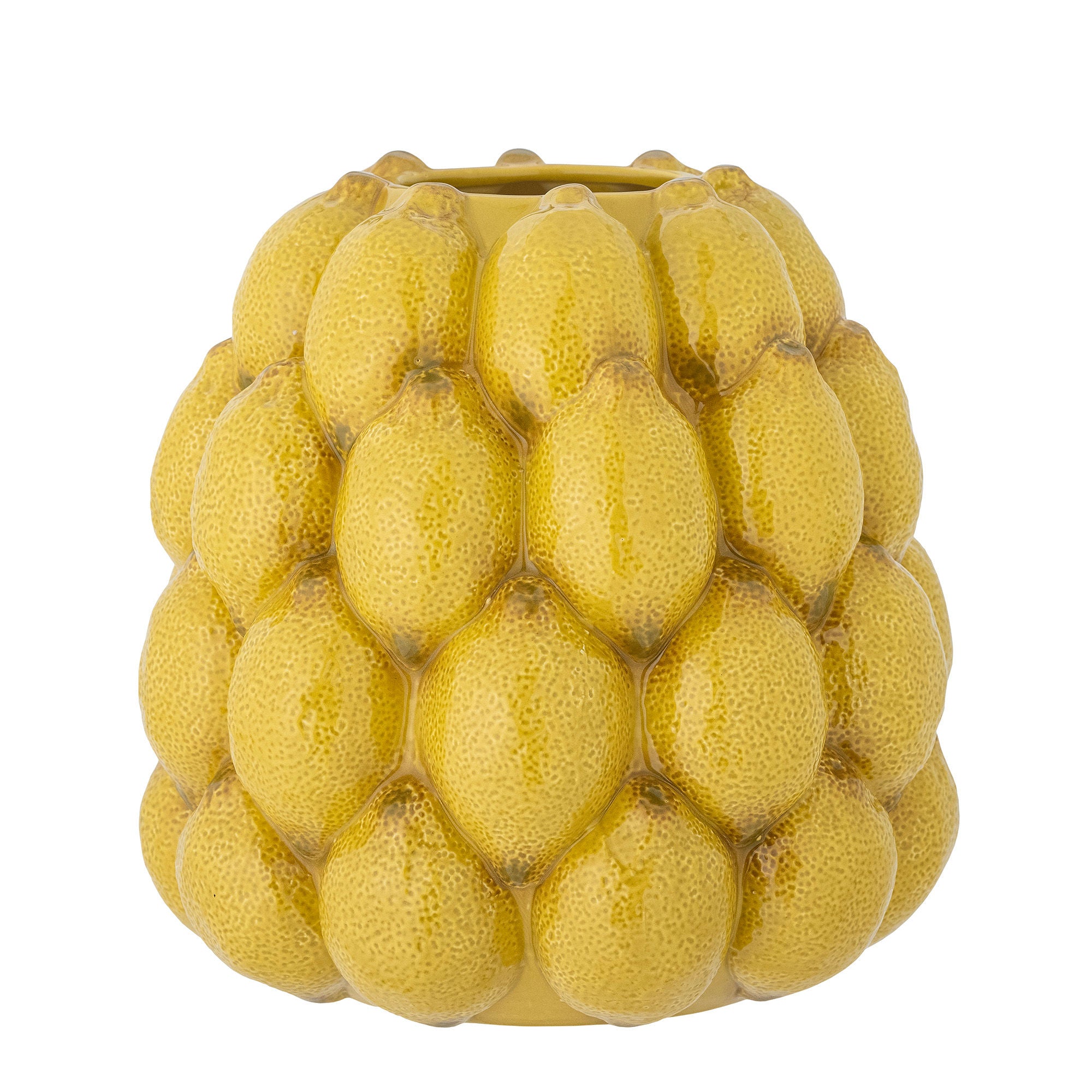 Vaso limão de coleção criativa, amarelo, grés
