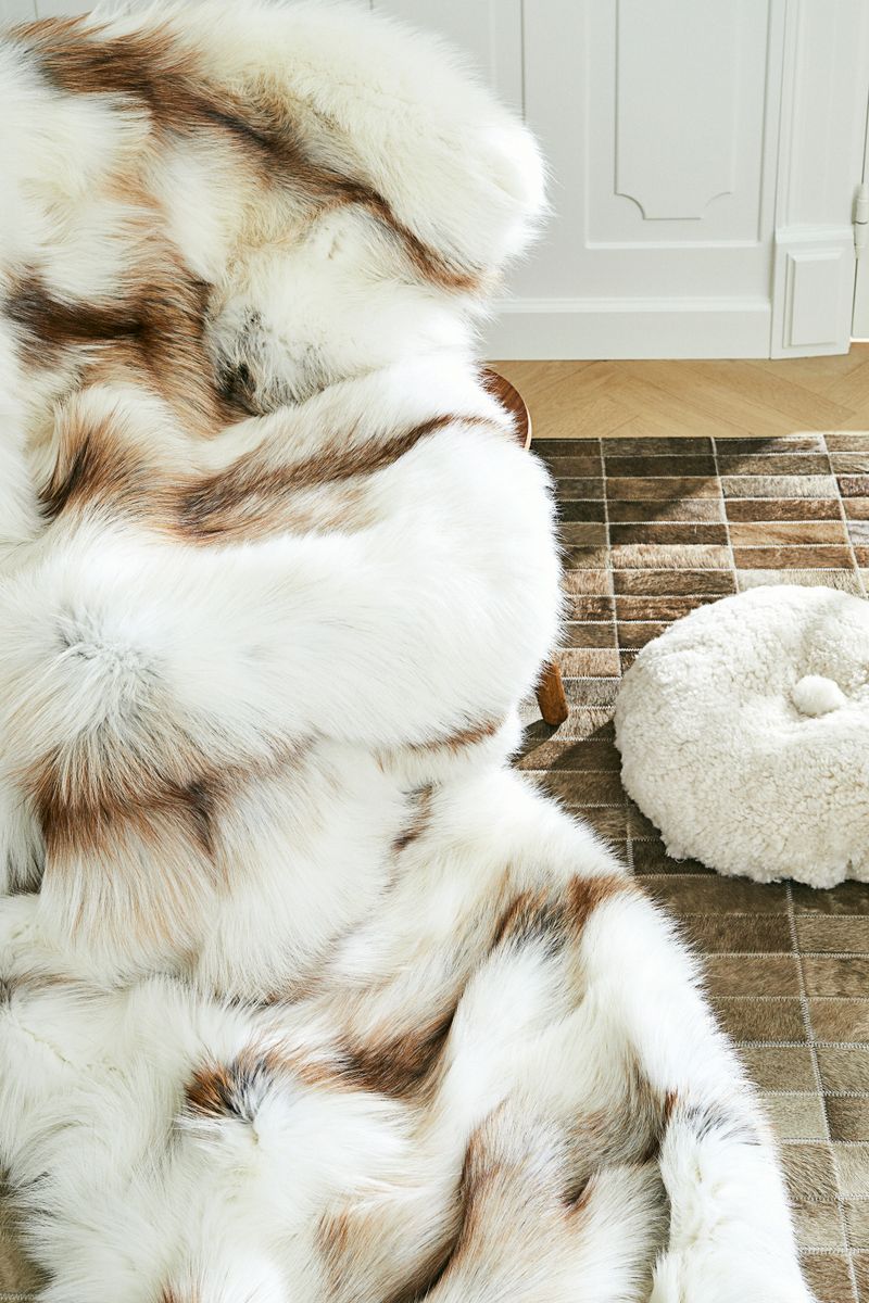 Tapete de Raposa | Parte de trás da caxemira | 70x230cm