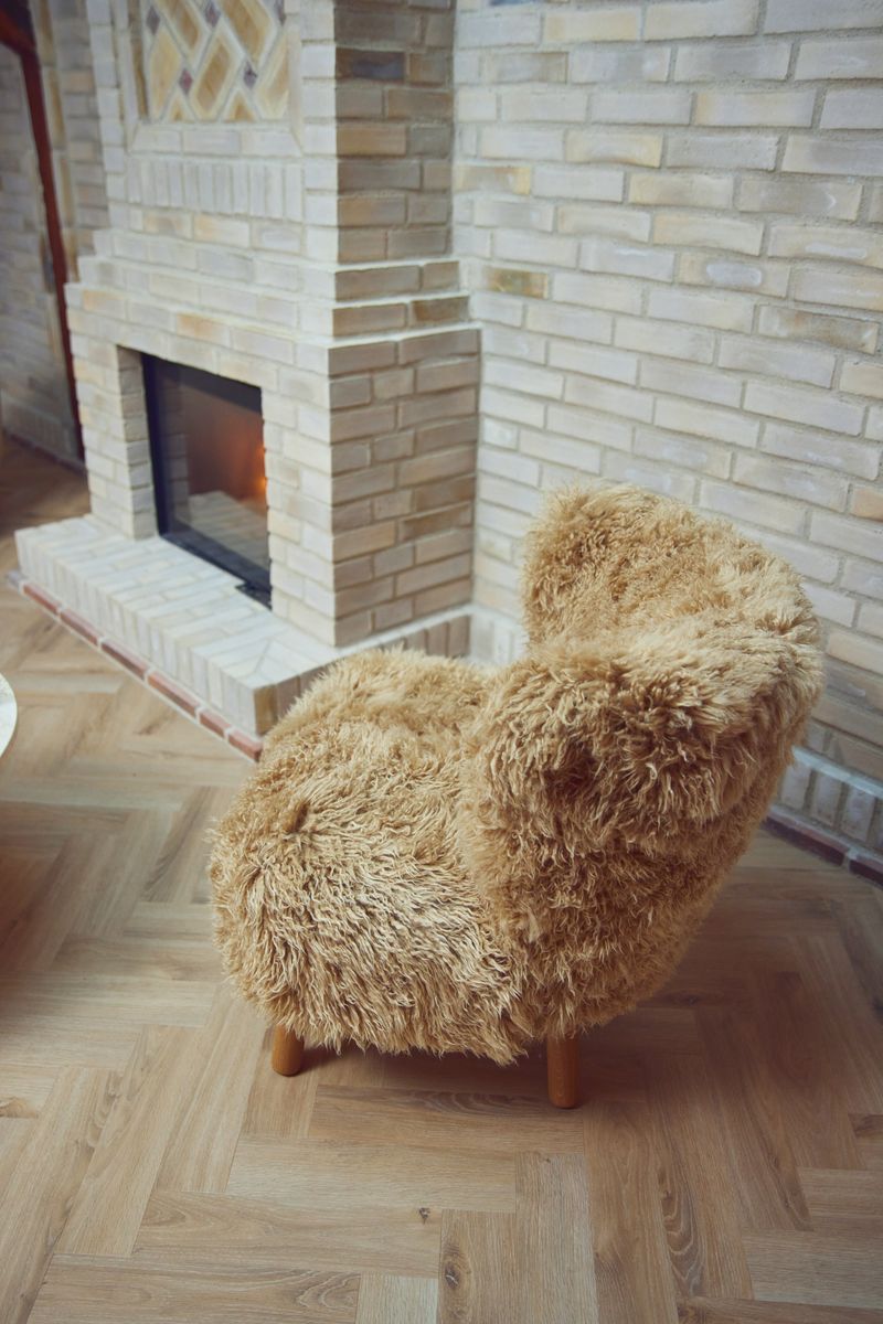Cadeira de lounge Emil | Long -Haired
