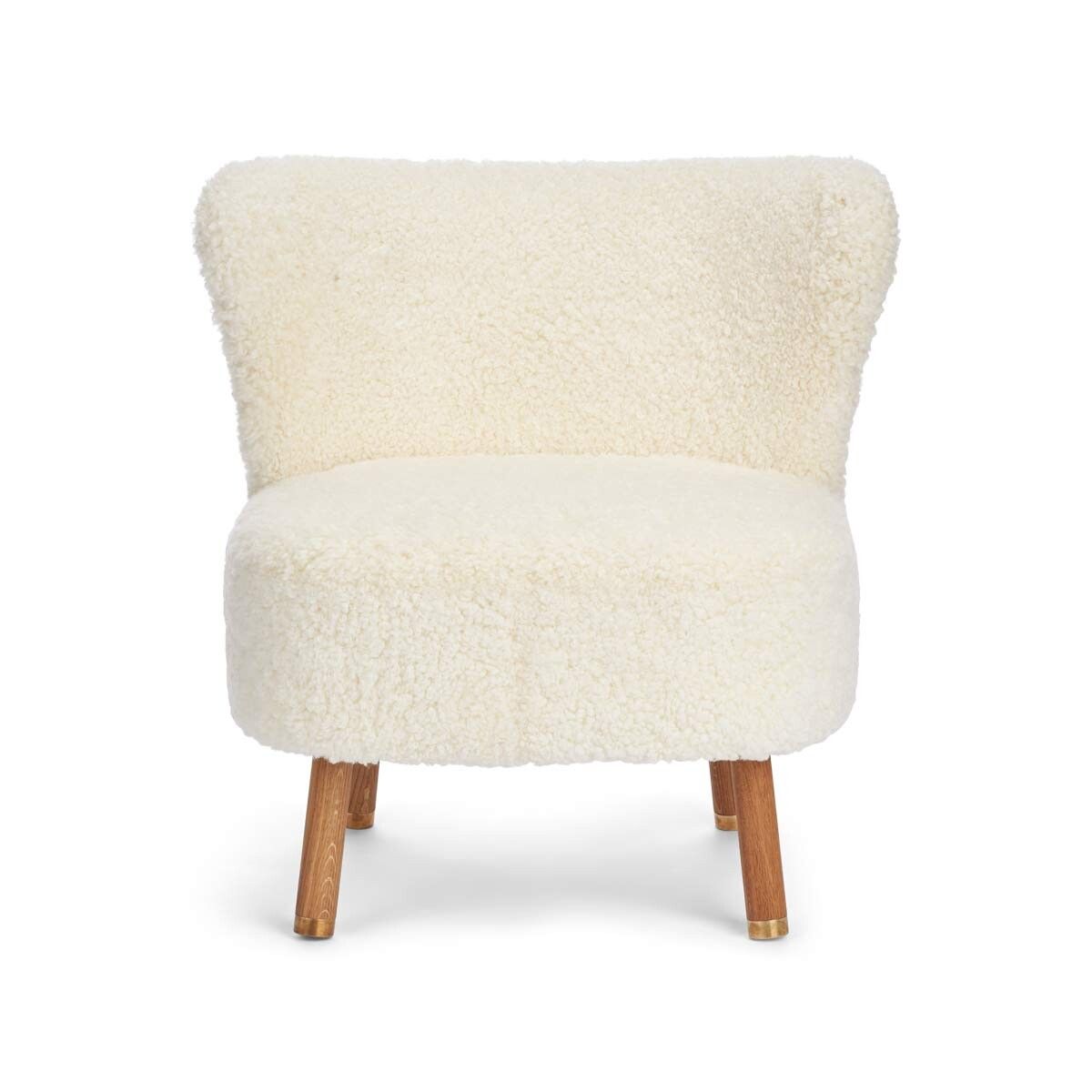 Cadeira de lounge Emil | Brass | Curto -ndado