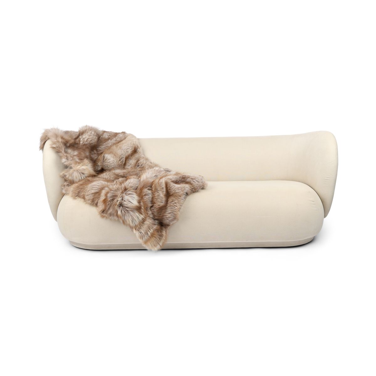 Tapete premium de raposa | Parte de trás da caxemira | Pastel | 160x70cm