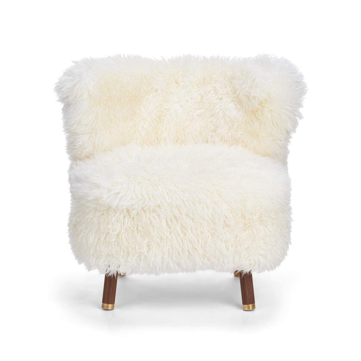 Cadeira de lounge Emil | Brass | Long -Haired