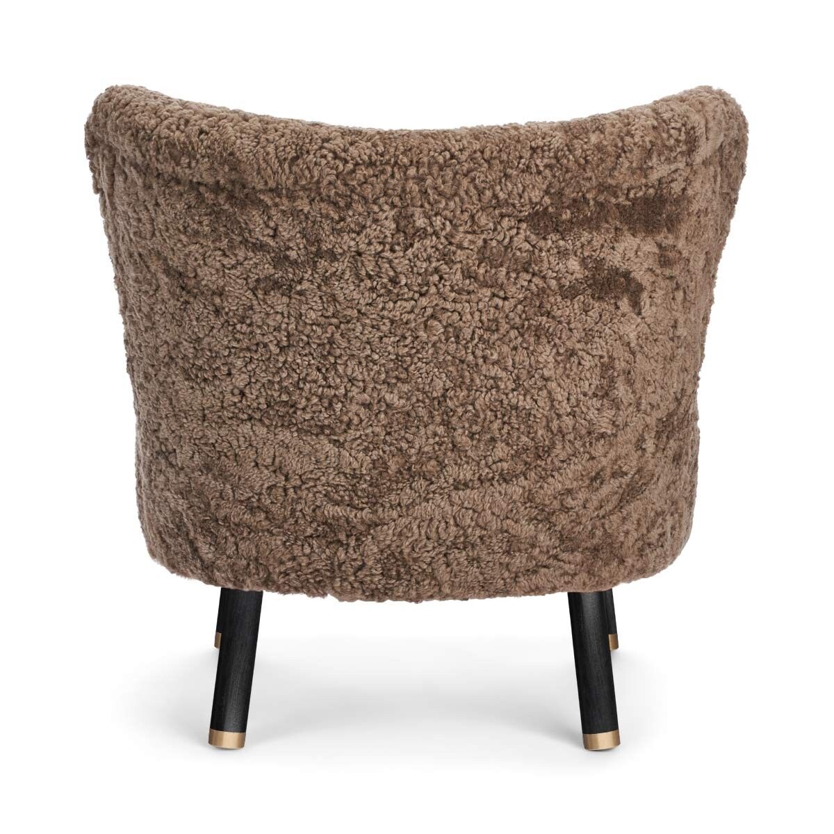 Cadeira de lounge Emil | Brass | Curto -ndado