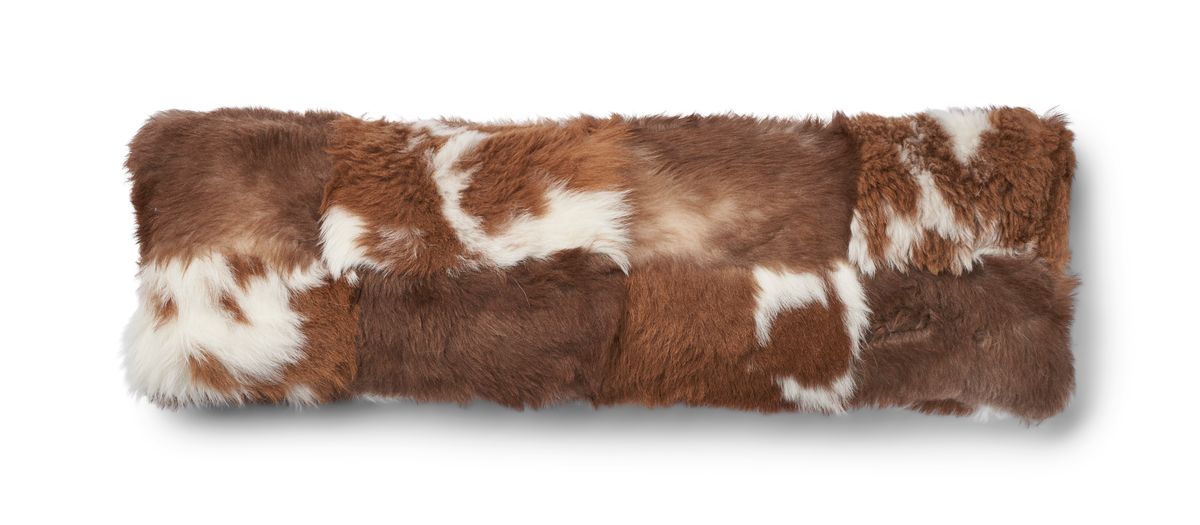 Almofada de pele de cordeiro | Toscana | Dupla face