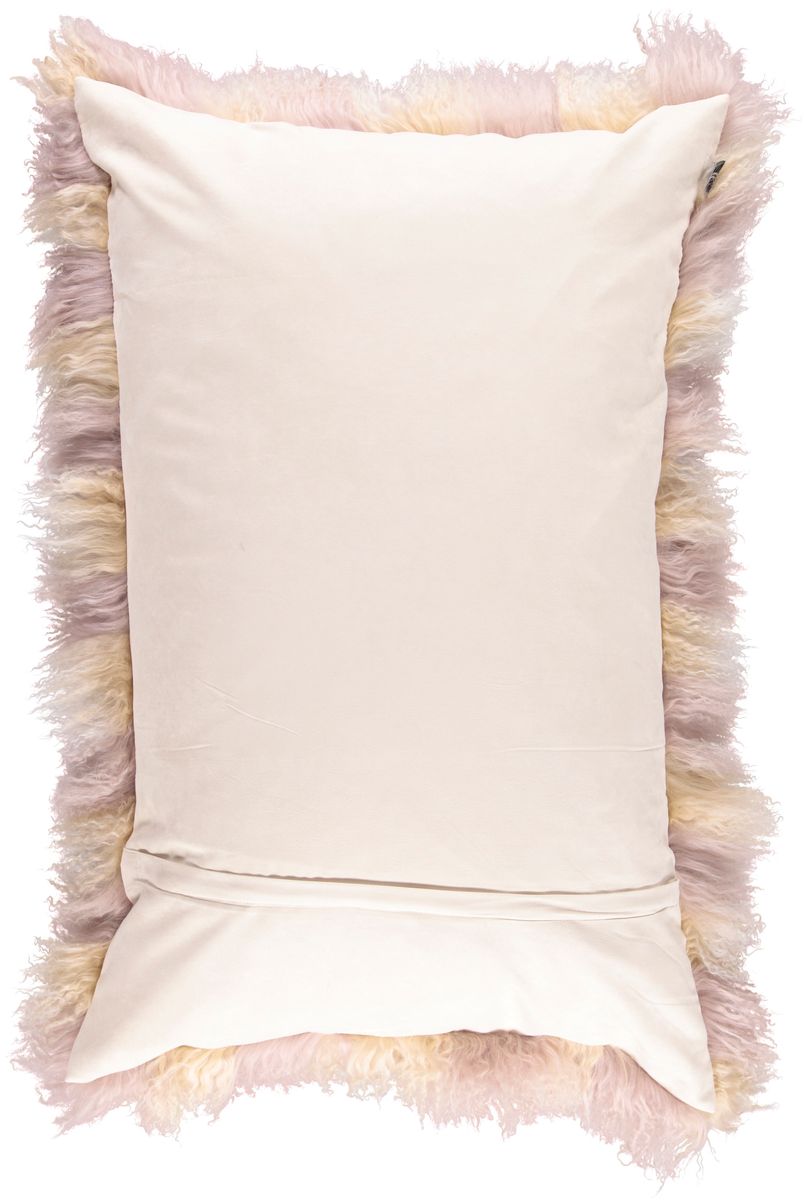 Almofada de pele de cordeiro | Encaracolado | Tibete | 60x90cm