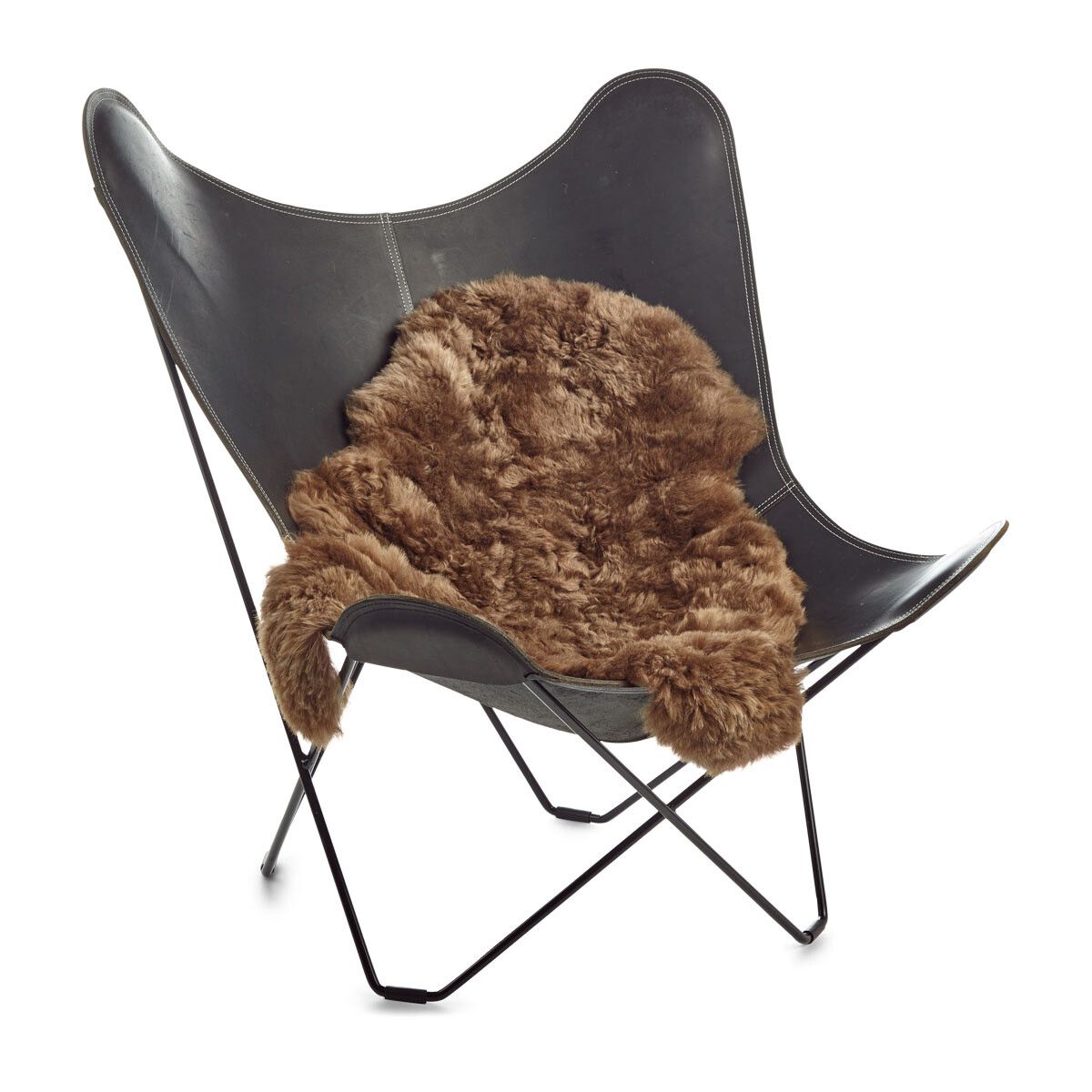 Pele de cordeiro | Pêlo curto | Islândia | 100-120x60cm