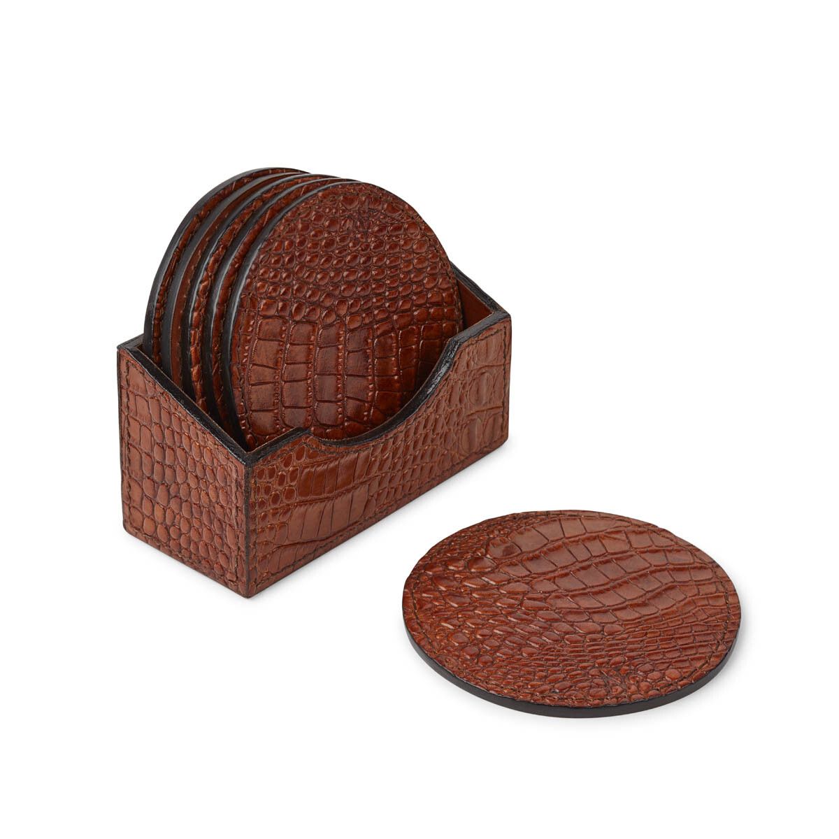 Coaster Croco | Couro de bezerro