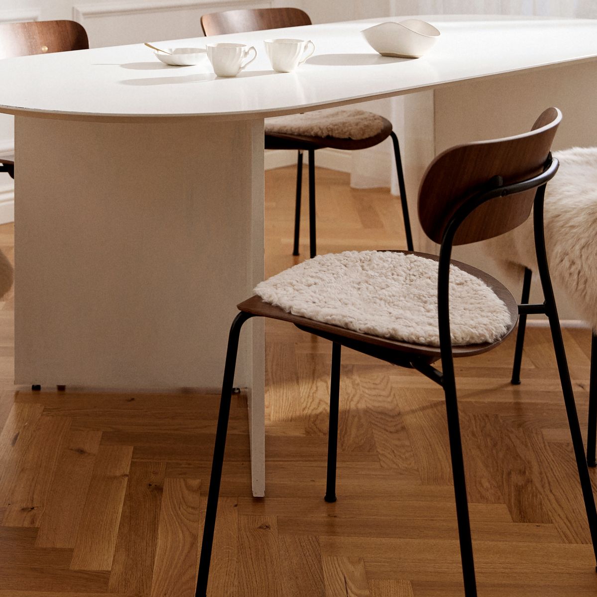 Almofada de assento | Pêlo curto | Nova Zelândia | Ø38cm