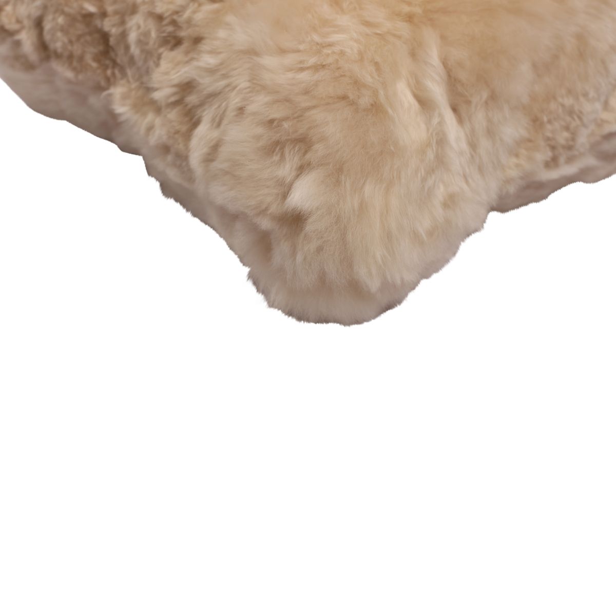 Almofada de lã de alpaca | Pêlo curto | Dupla face