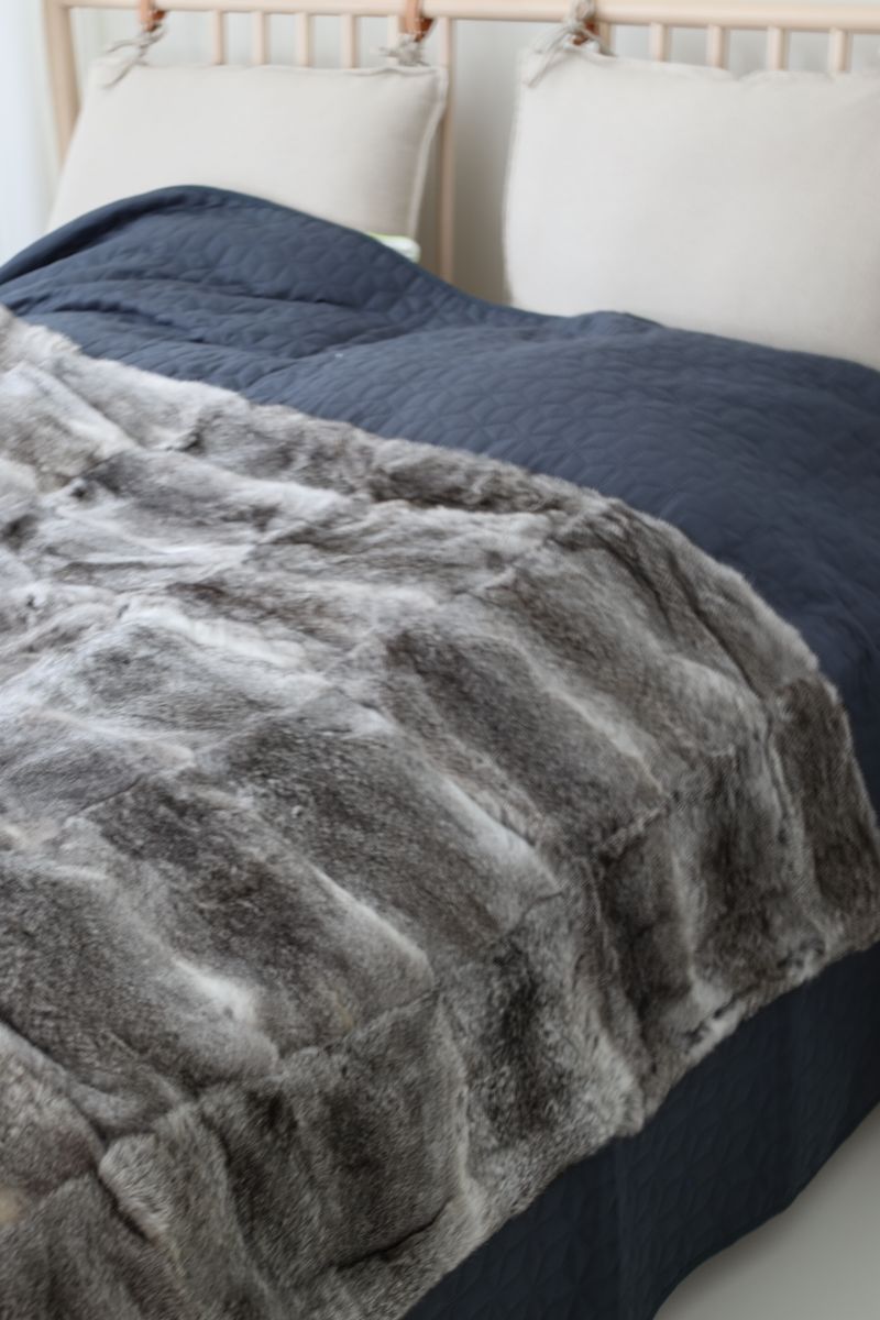 Manta de pele | Coelho | 120x180cm