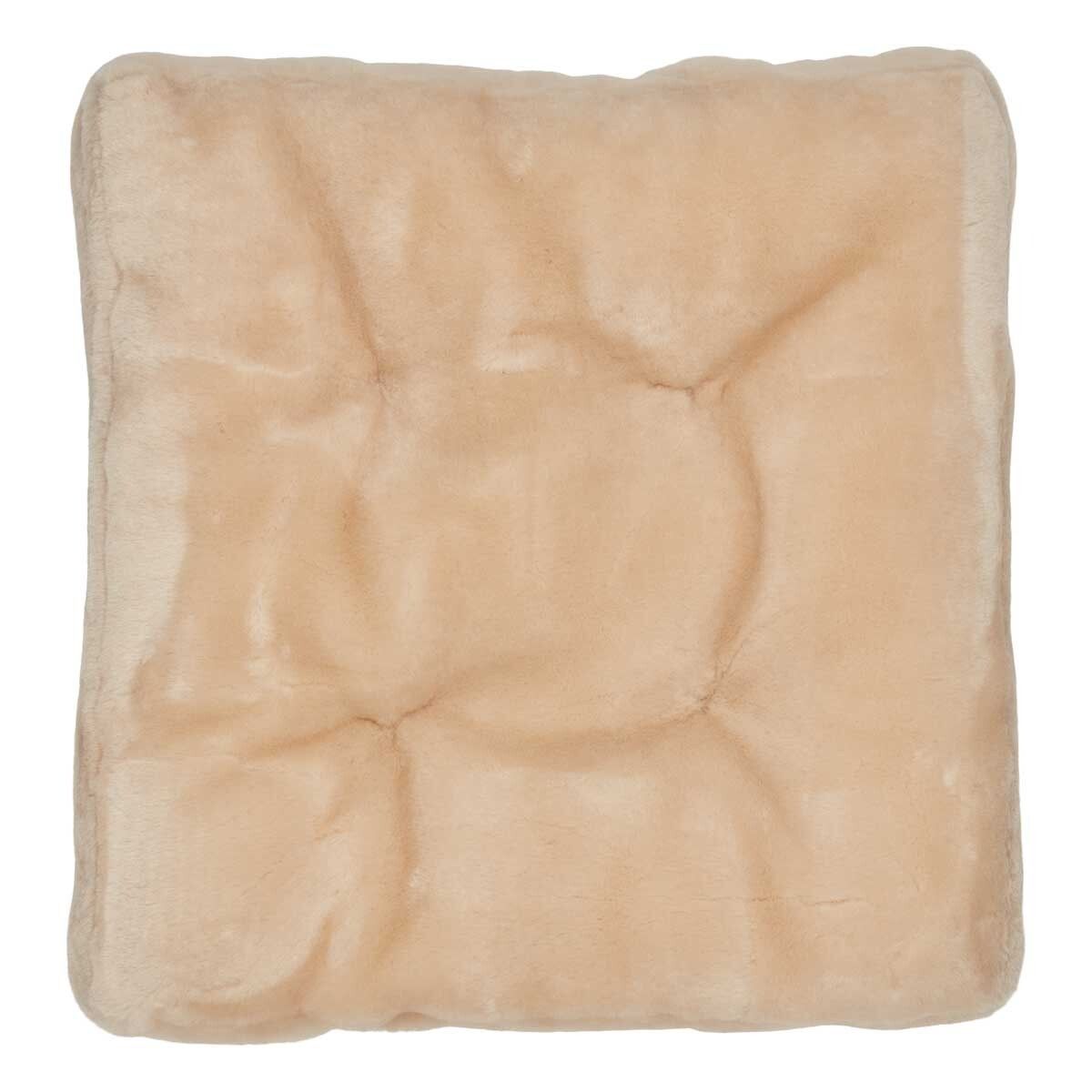 Almofada de assento com enchimento | Mocassim | Nova Zelândia | 45x45cm