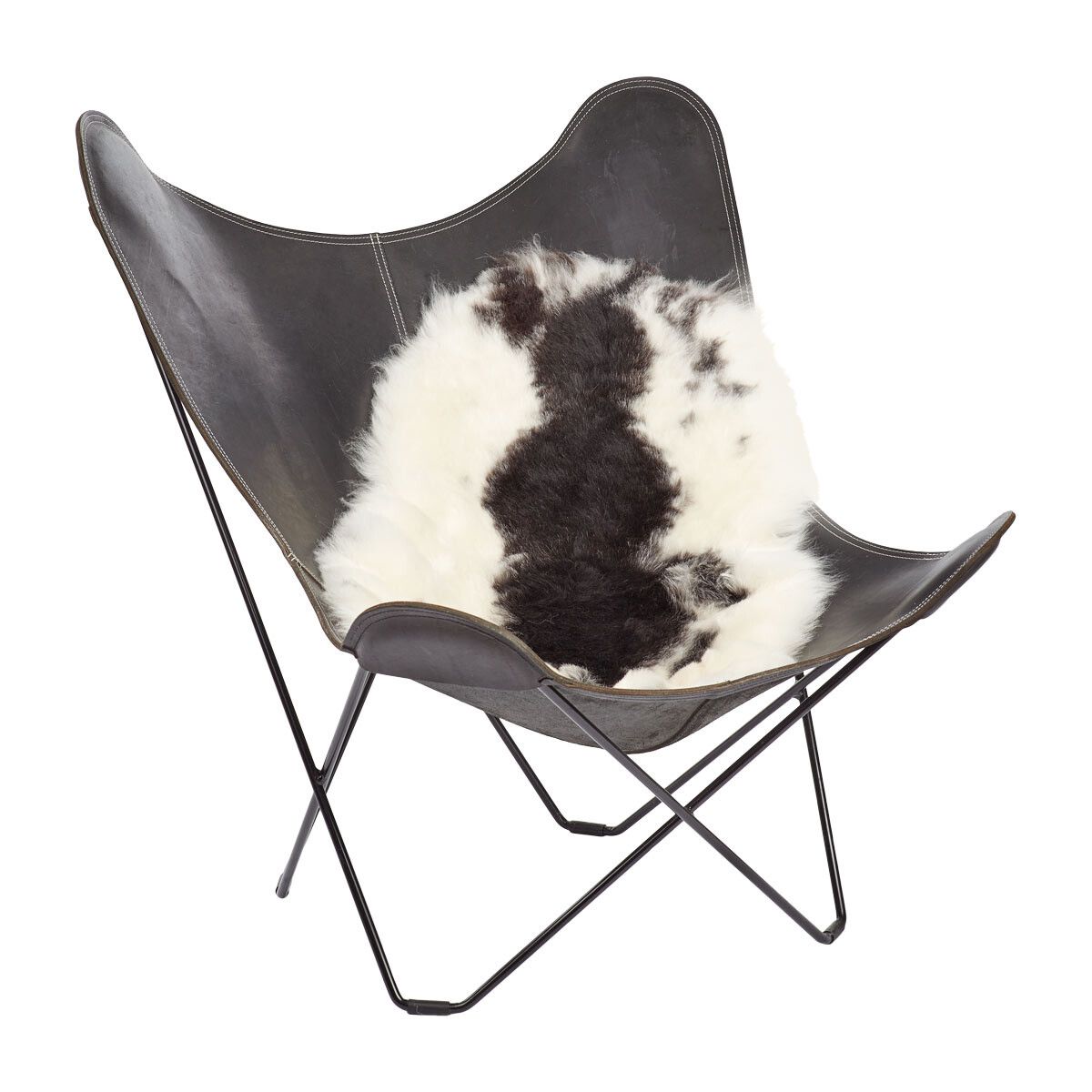 Pele de cordeiro | Pêlo curto | Islândia | 100-120x60cm