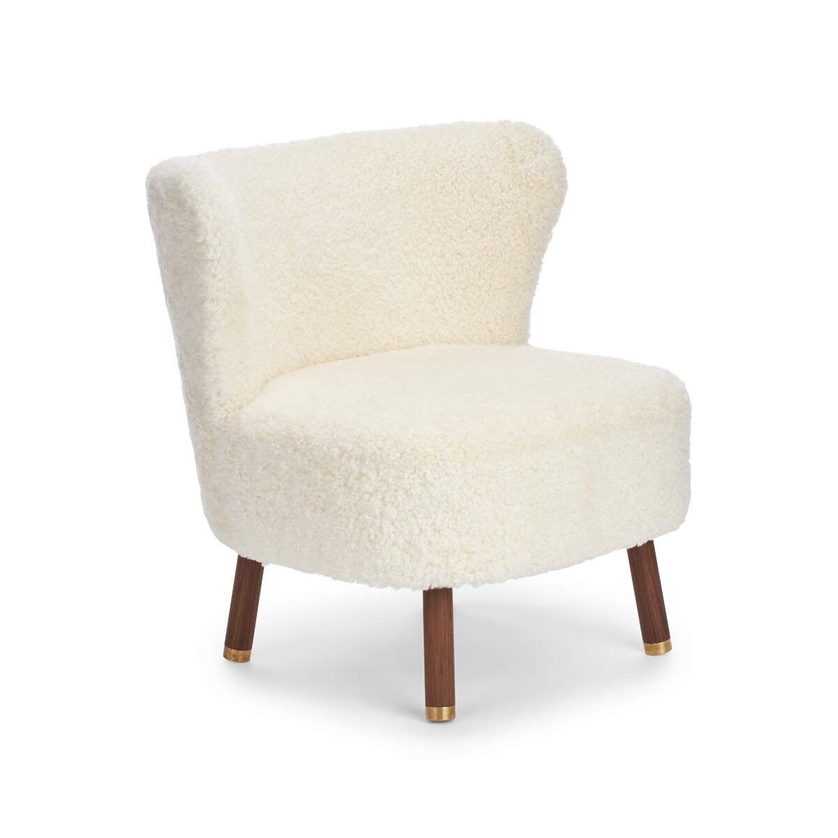 Cadeira de lounge Emil | Brass | Curto -ndado