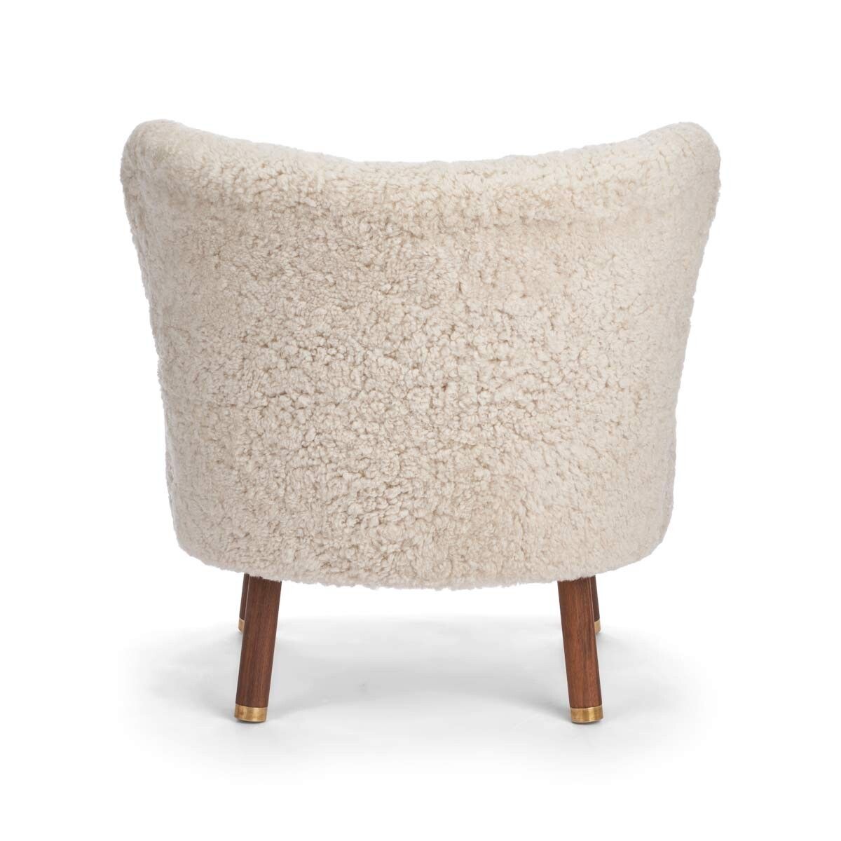 Cadeira de lounge Emil | Brass | Curto -ndado