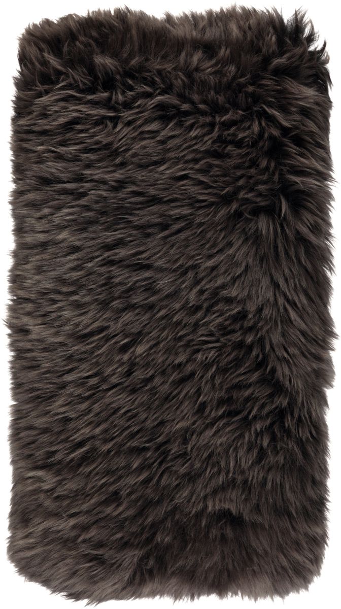 Almofada de pele de cordeiro | Cabelos compridos | Nova Zelândia | 28x56cm