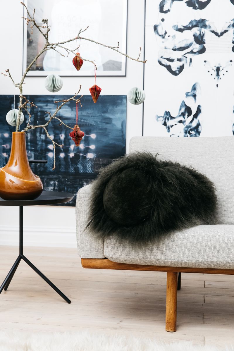 Almofada de reforço | Encaracolado | Tibete | Ø20xL52 cm