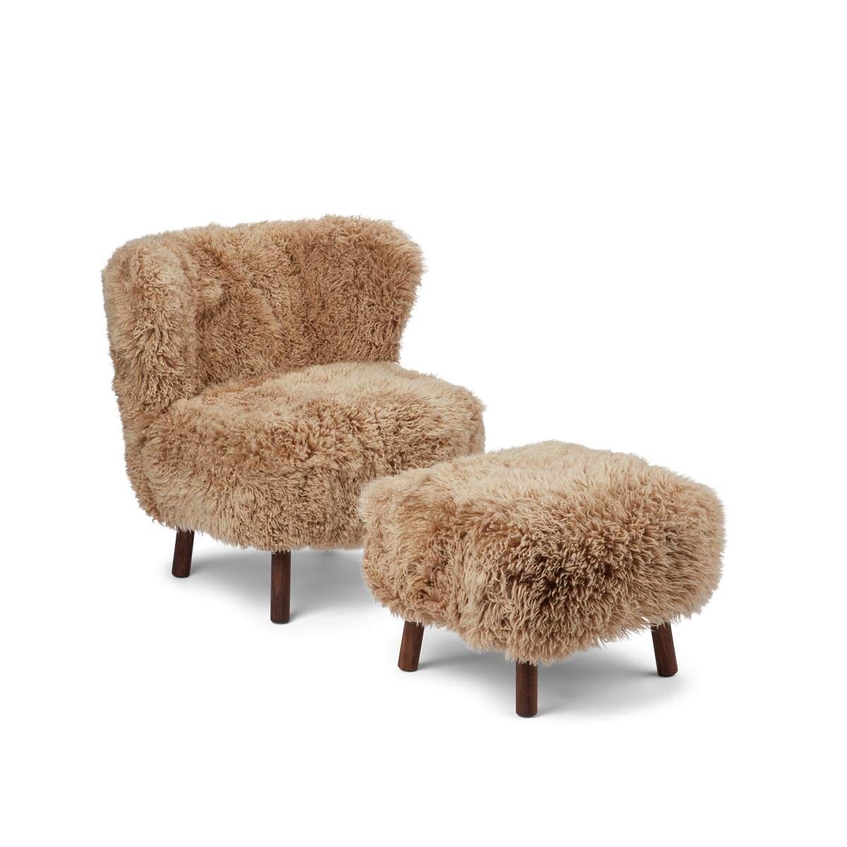Cadeira de lounge Emil | Long -Haired