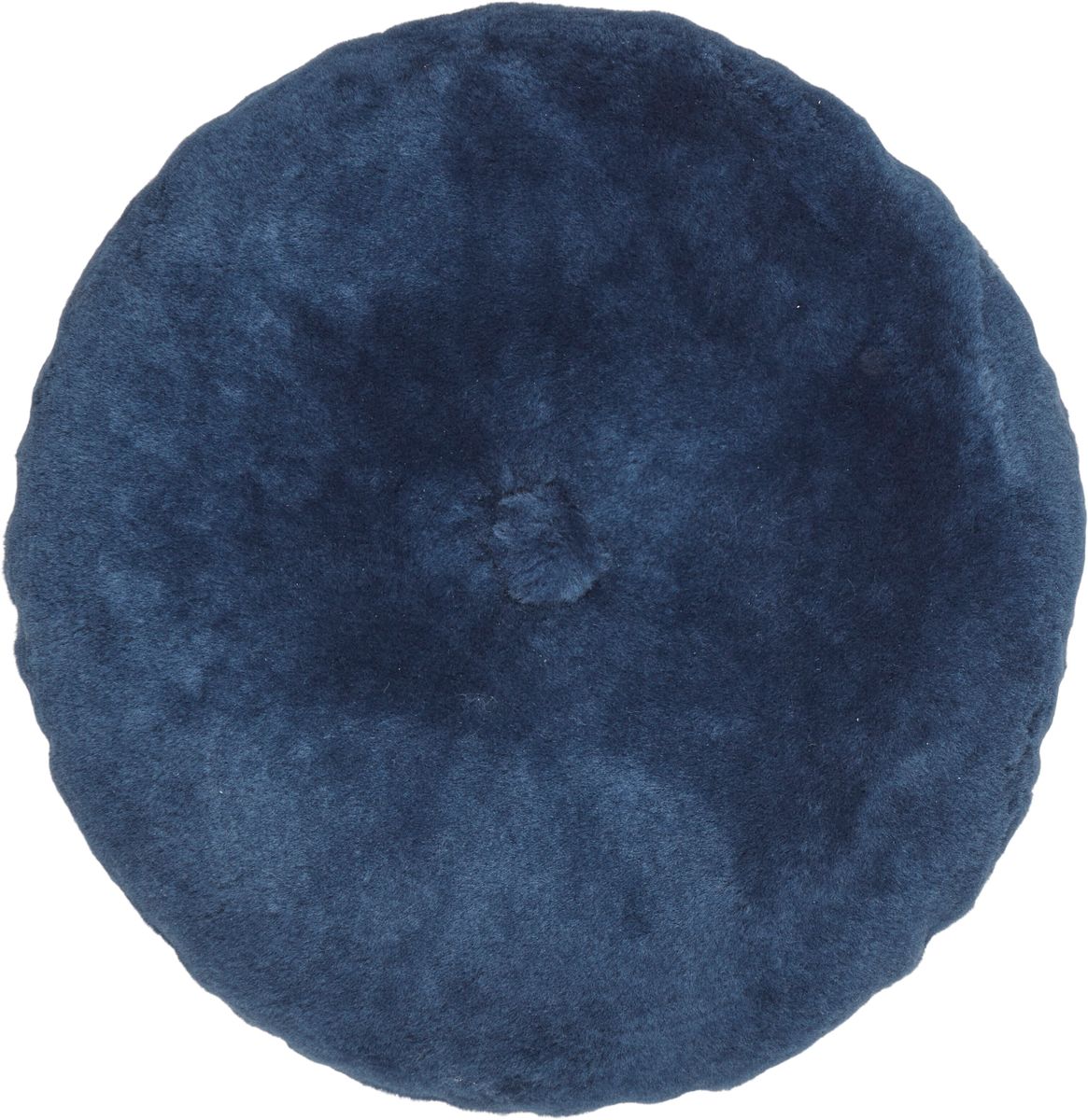 Almofada de pele de cordeiro | Mocassim | Dupla Face | Ø45cm