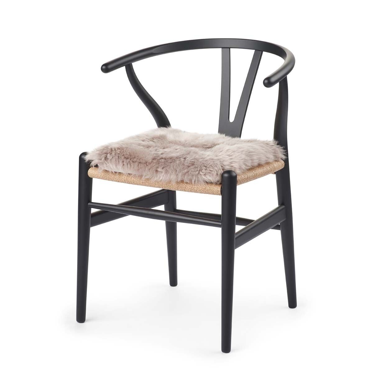 Almofada de assento com enchimento | Cabelos compridos | Nova Zelândia | 37x37cm