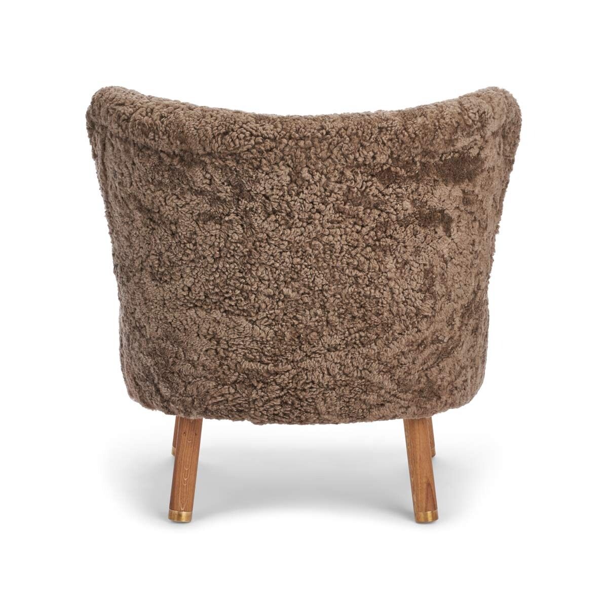 Cadeira de lounge Emil | Brass | Curto -ndado