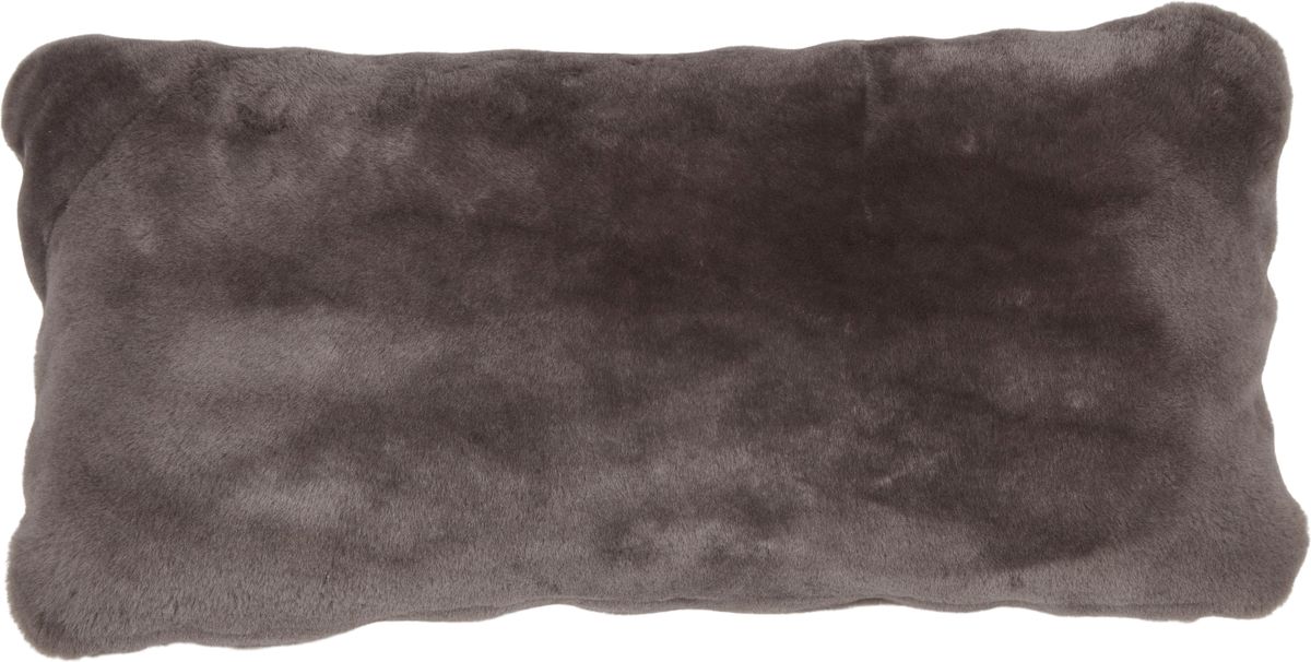 Almofada de pele de cordeiro | Mocassim | Dupla Face | 28x56cm