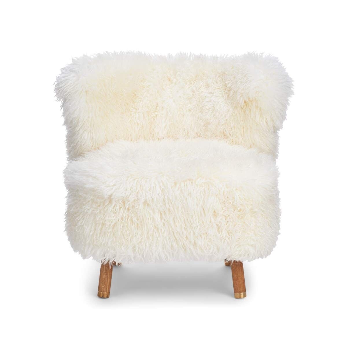 Cadeira de lounge Emil | Brass | Long -Haired