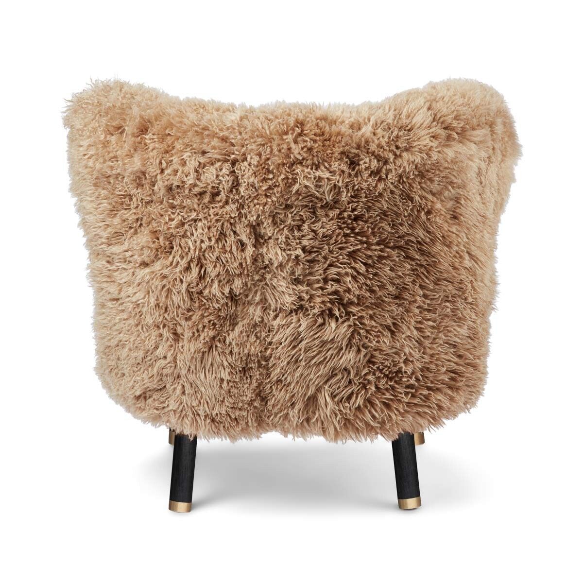 Cadeira de lounge Emil | Brass | Long -Haired
