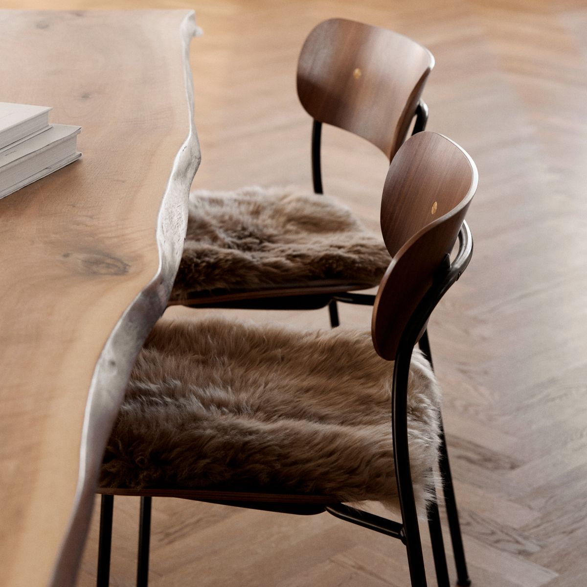 Almofada de assento com enchimento | Cabelos compridos | Nova Zelândia | 37x37cm