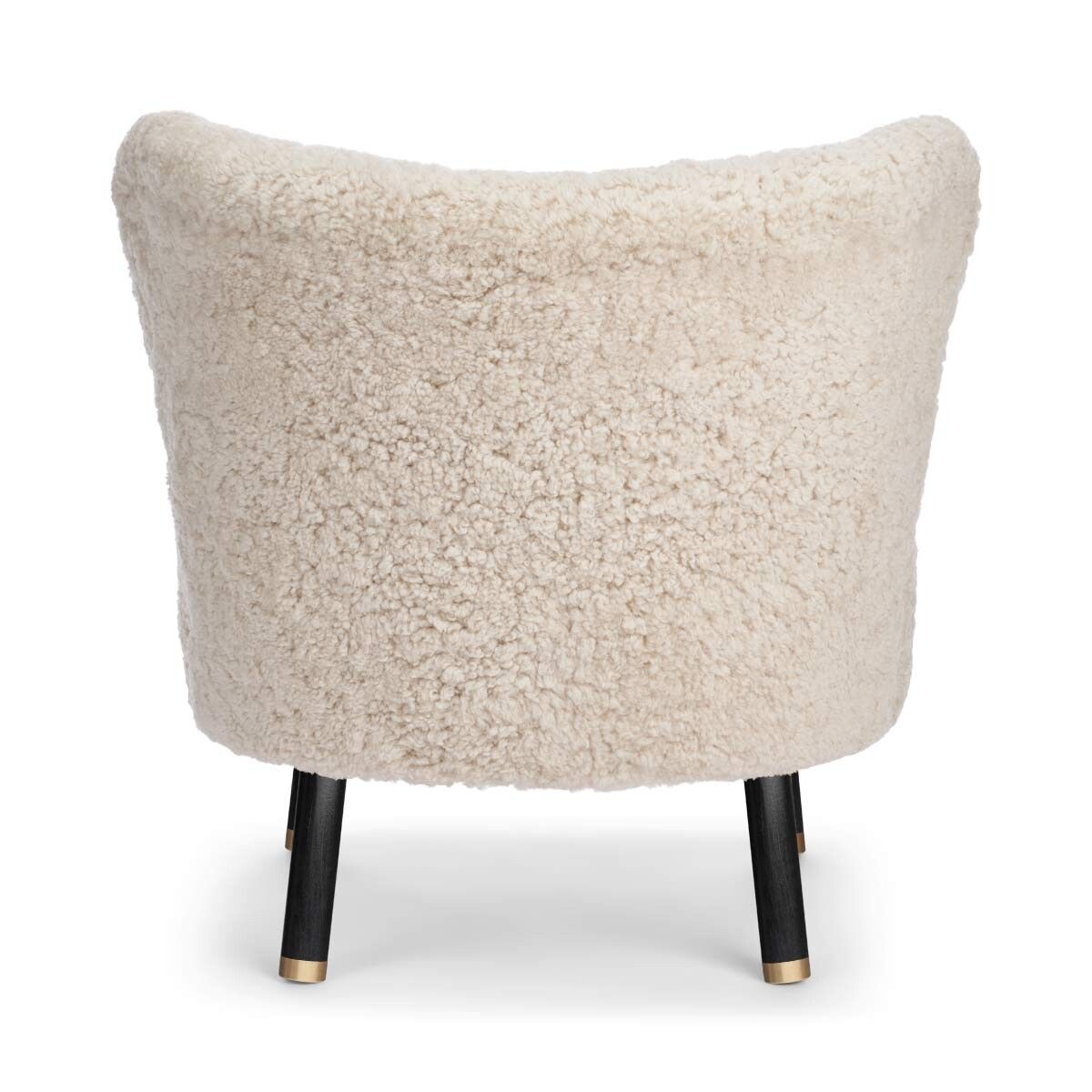 Cadeira de lounge Emil | Brass | Curto -ndado