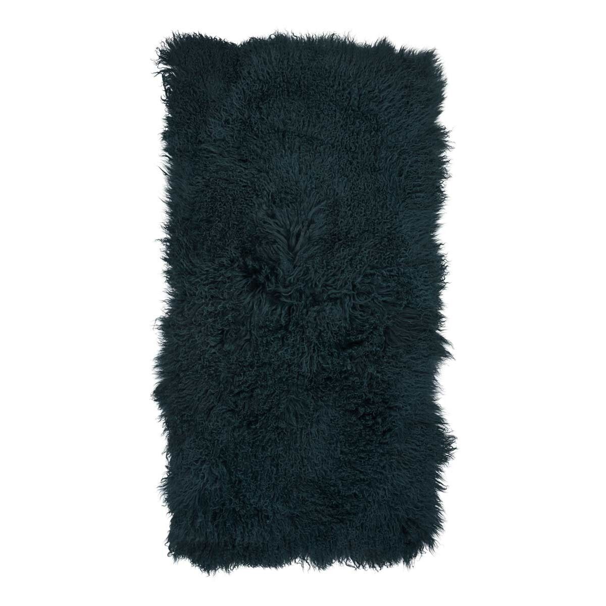 Xadrez de pele de cordeiro | Encaracolado | Tibete | 60x120cm