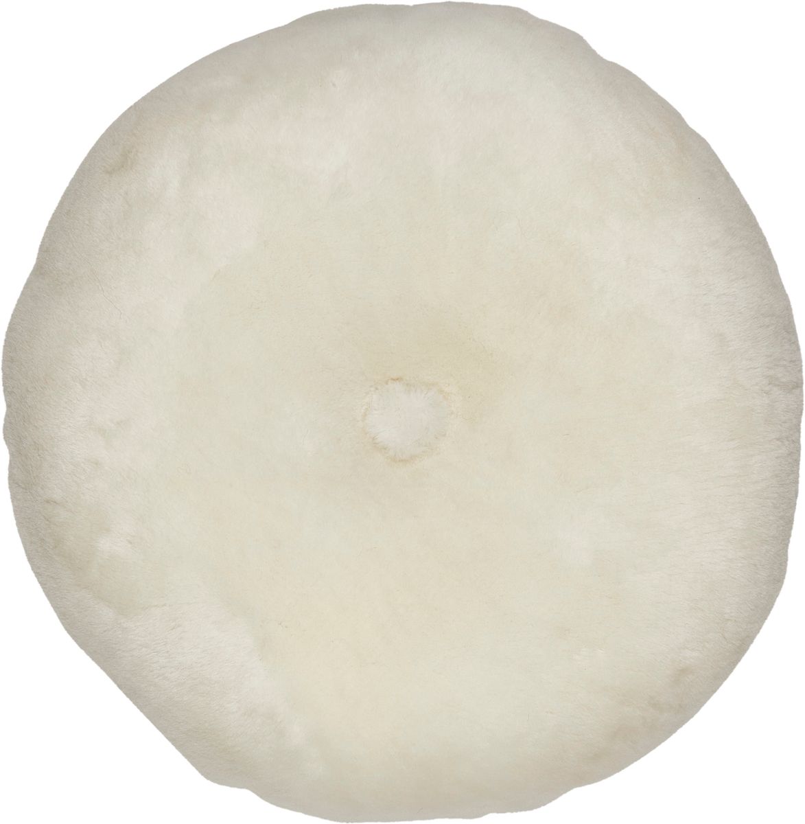 Almofada de pele de cordeiro | Mocassim | Dupla Face | Ø45cm