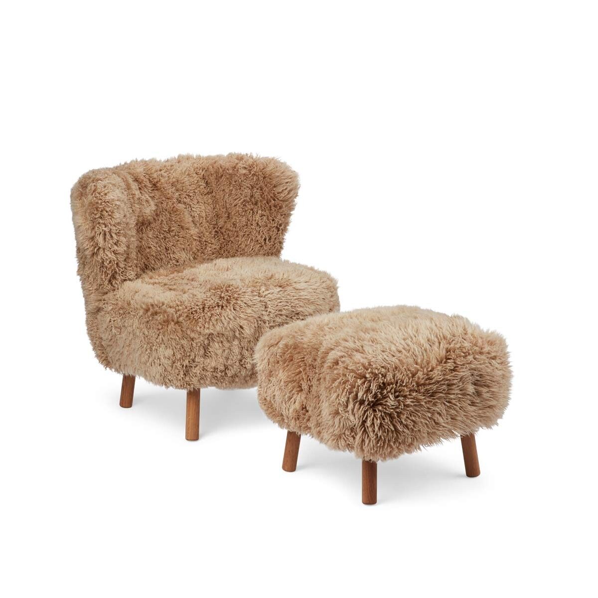 Cadeira de lounge Emil | Long -Haired
