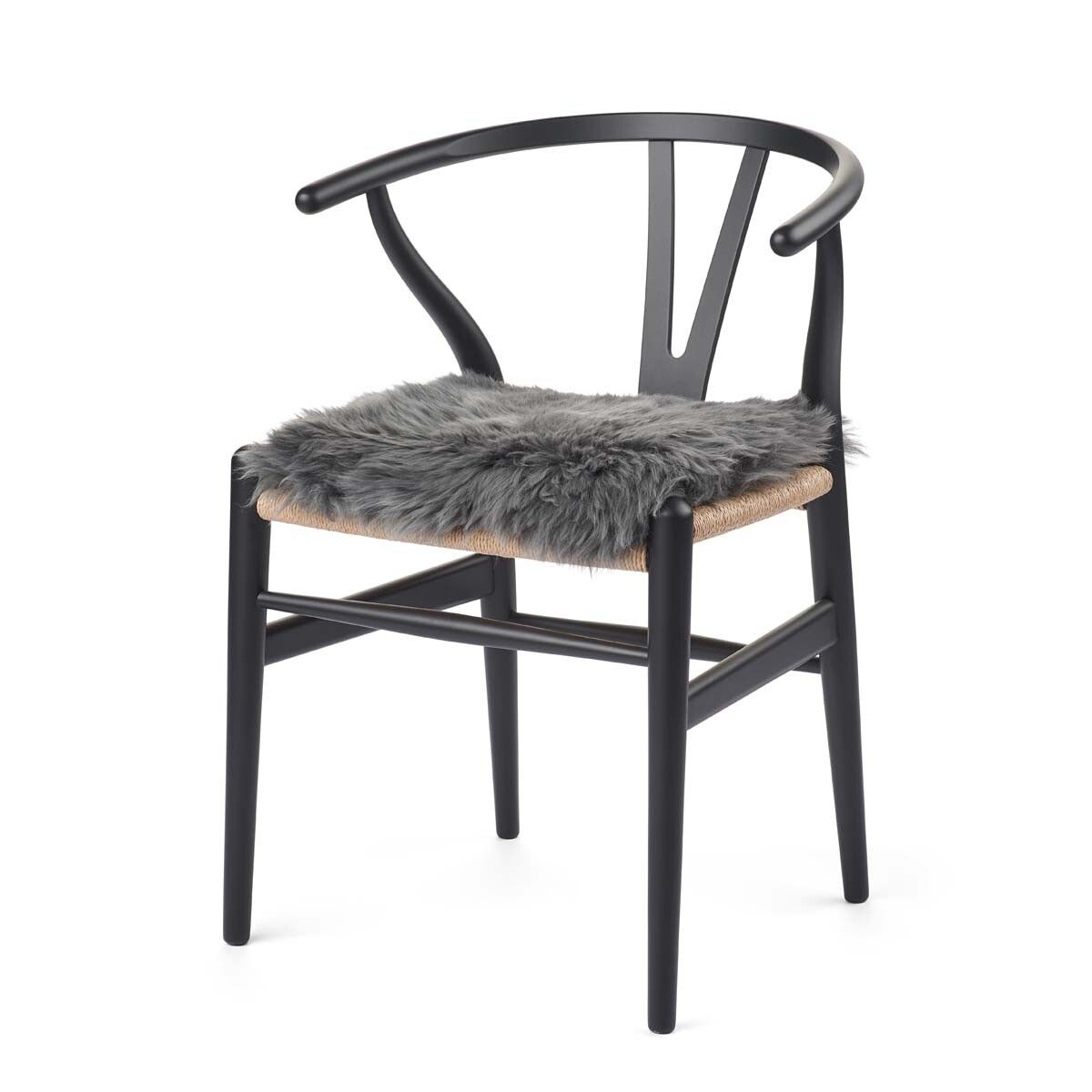 Almofada de assento com enchimento | Cabelos compridos | Nova Zelândia | 37x37cm