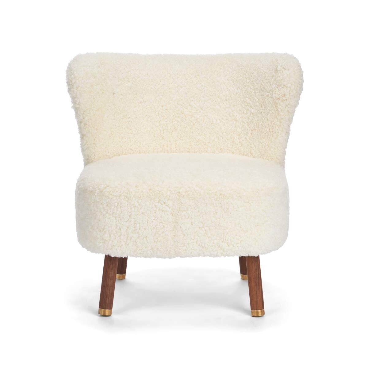 Cadeira de lounge Emil | Brass | Curto -ndado