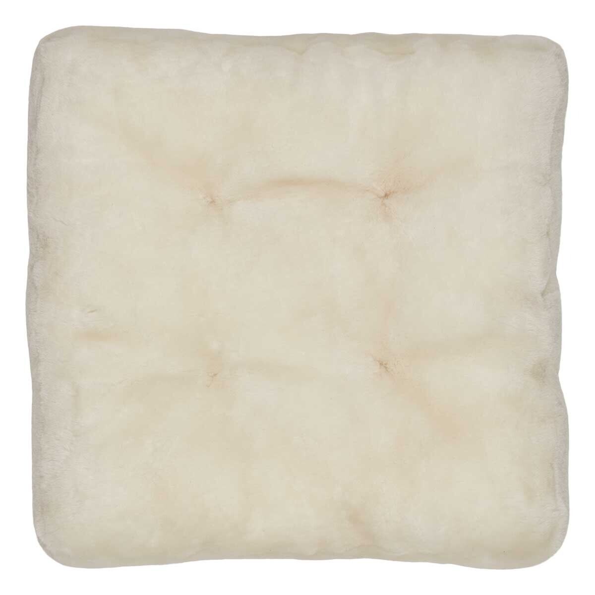 Almofada de assento com enchimento | Mocassim | Nova Zelândia | 45x45cm