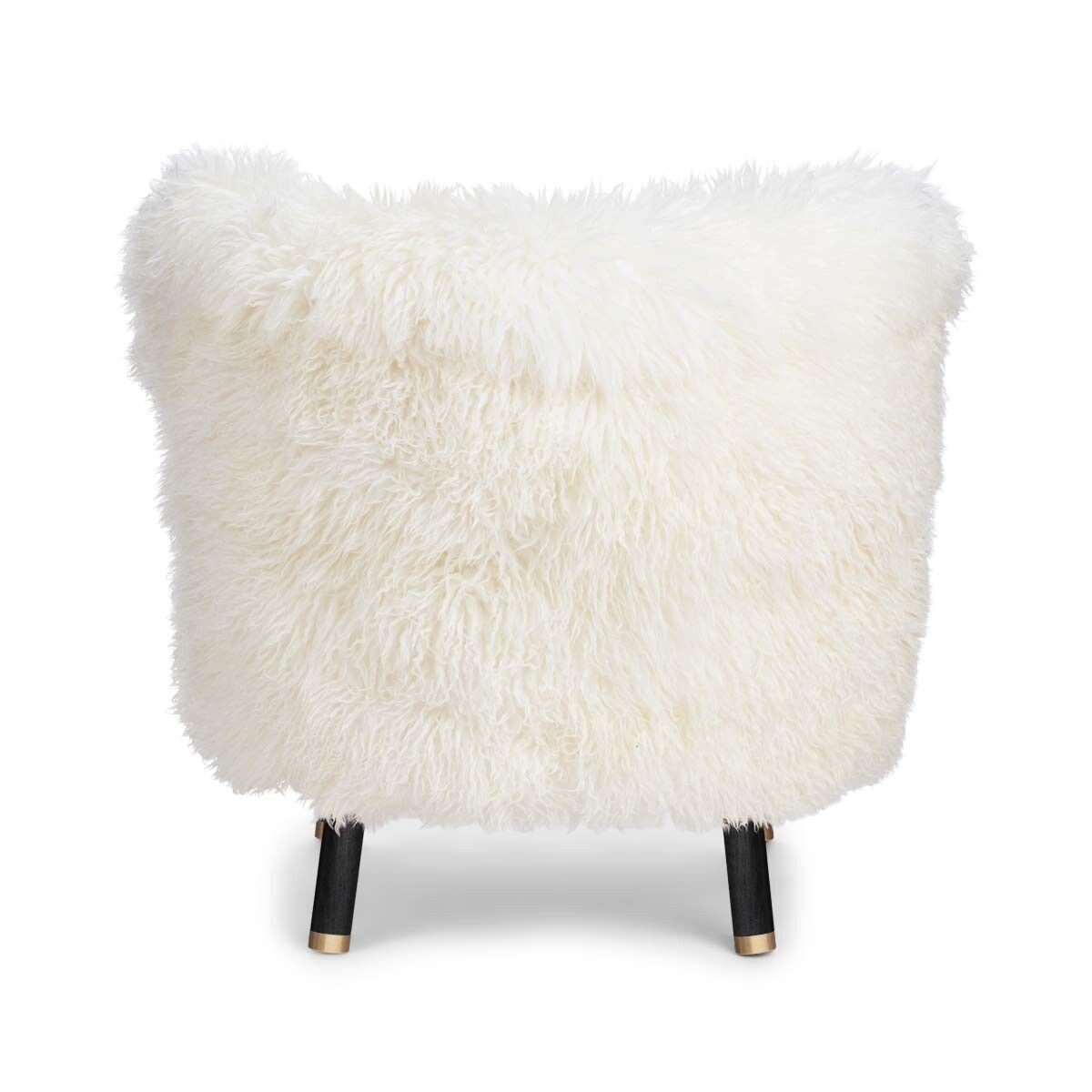 Cadeira de lounge Emil | Brass | Long -Haired