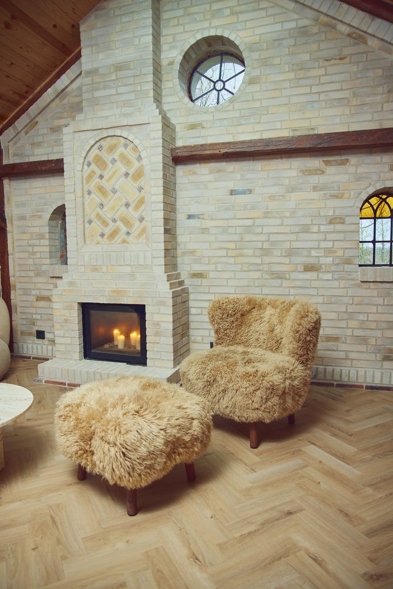 Cadeira de lounge Emil | Long -Haired