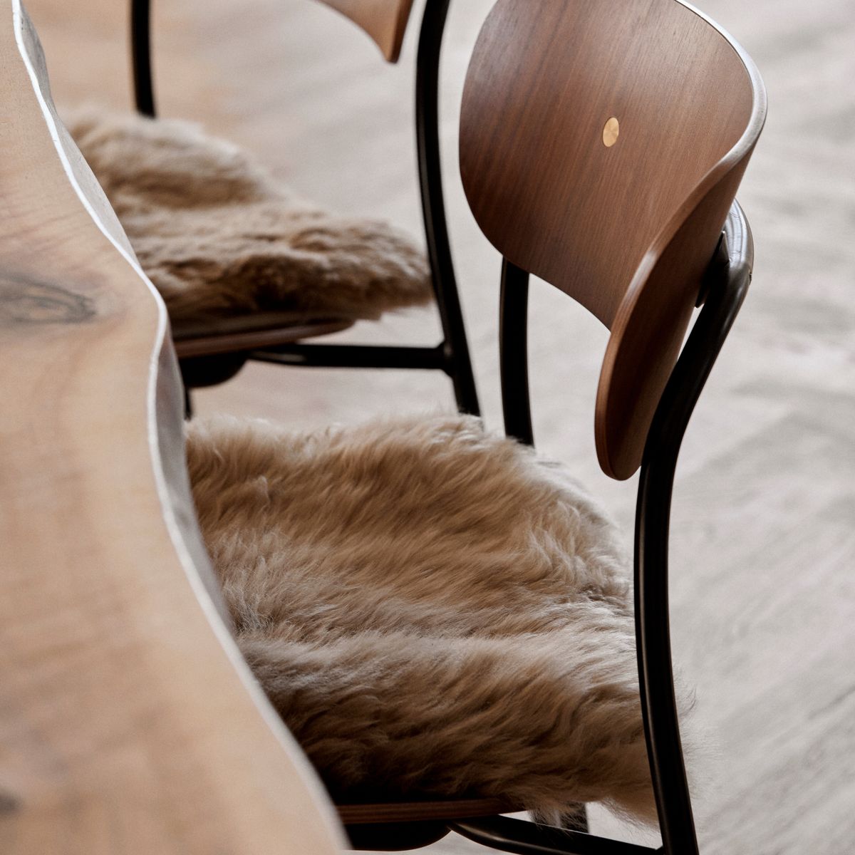 Almofada de assento zero desperdício | Cabelos compridos | Nova Zelândia | 35x35cm