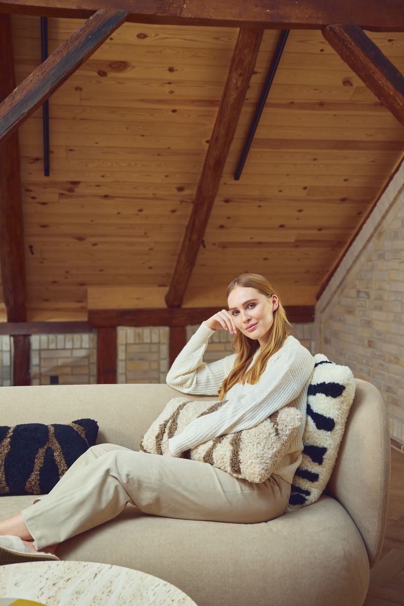 Almofada de pele de cordeiro zebra | Pêlo curto | Nova Zelândia | Dupla Face | 30x60cm