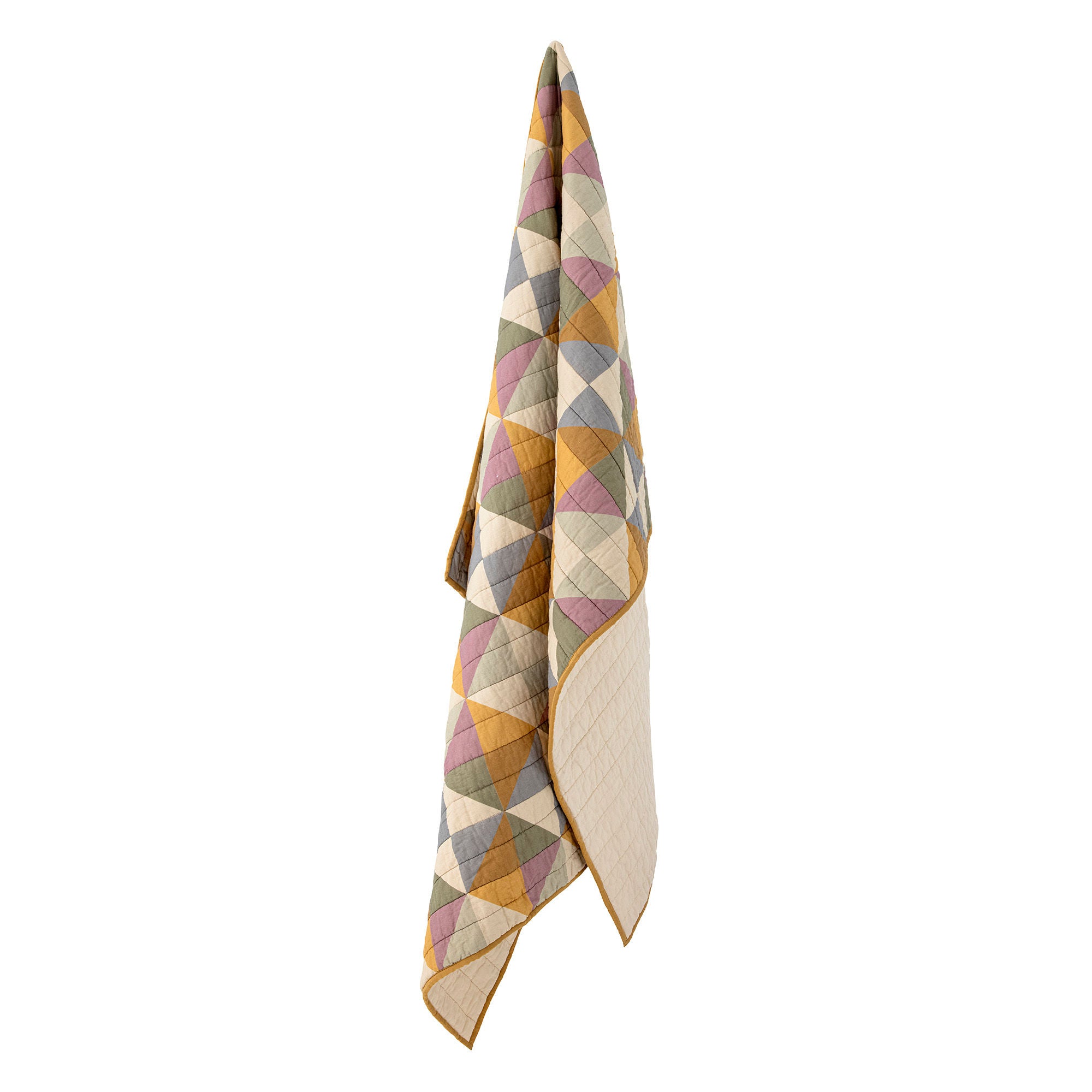 Colcha de tripulação de Bloomingville, amarelo, algodão oeko-tex®
