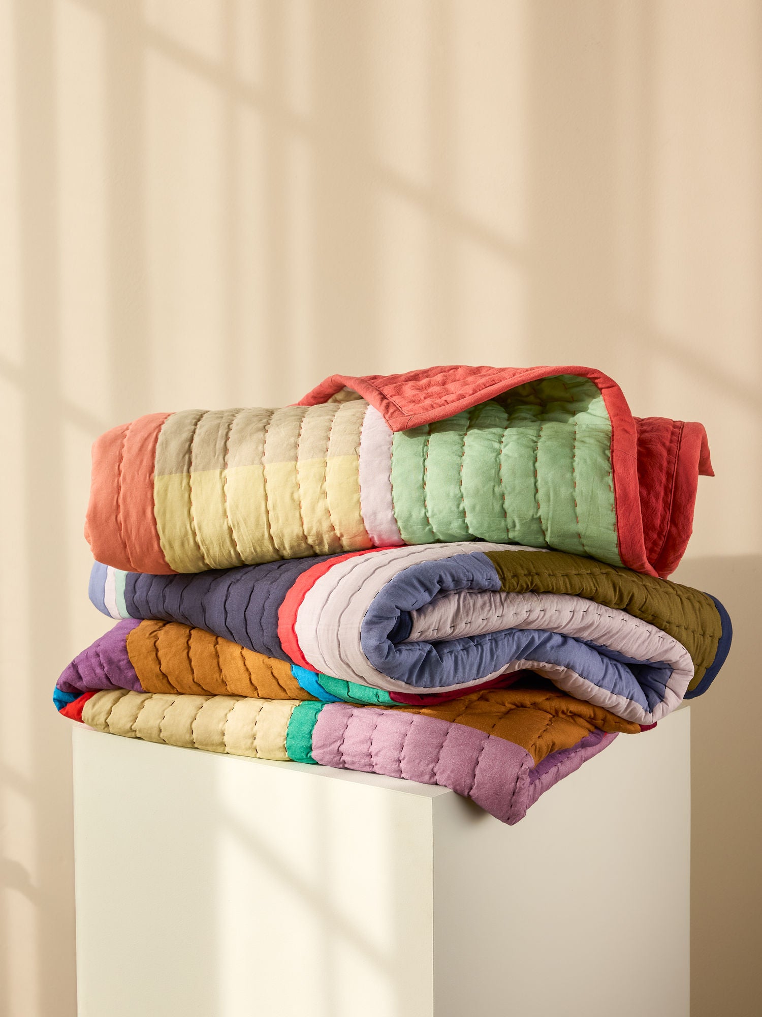 Hübsch Pavilion Block Block Blue/Multicolor