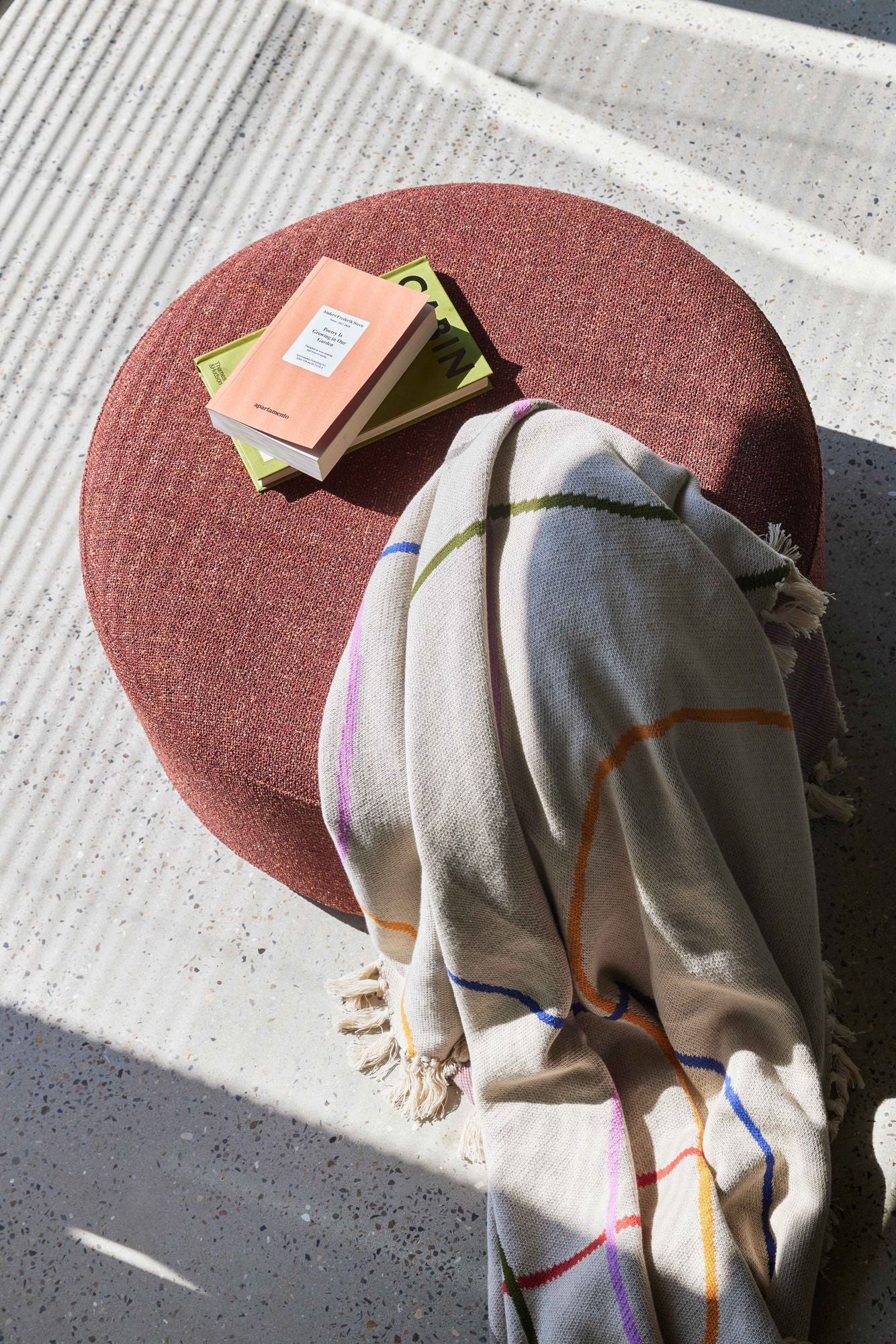 Hübsch marshmellow pUF grande vermelho