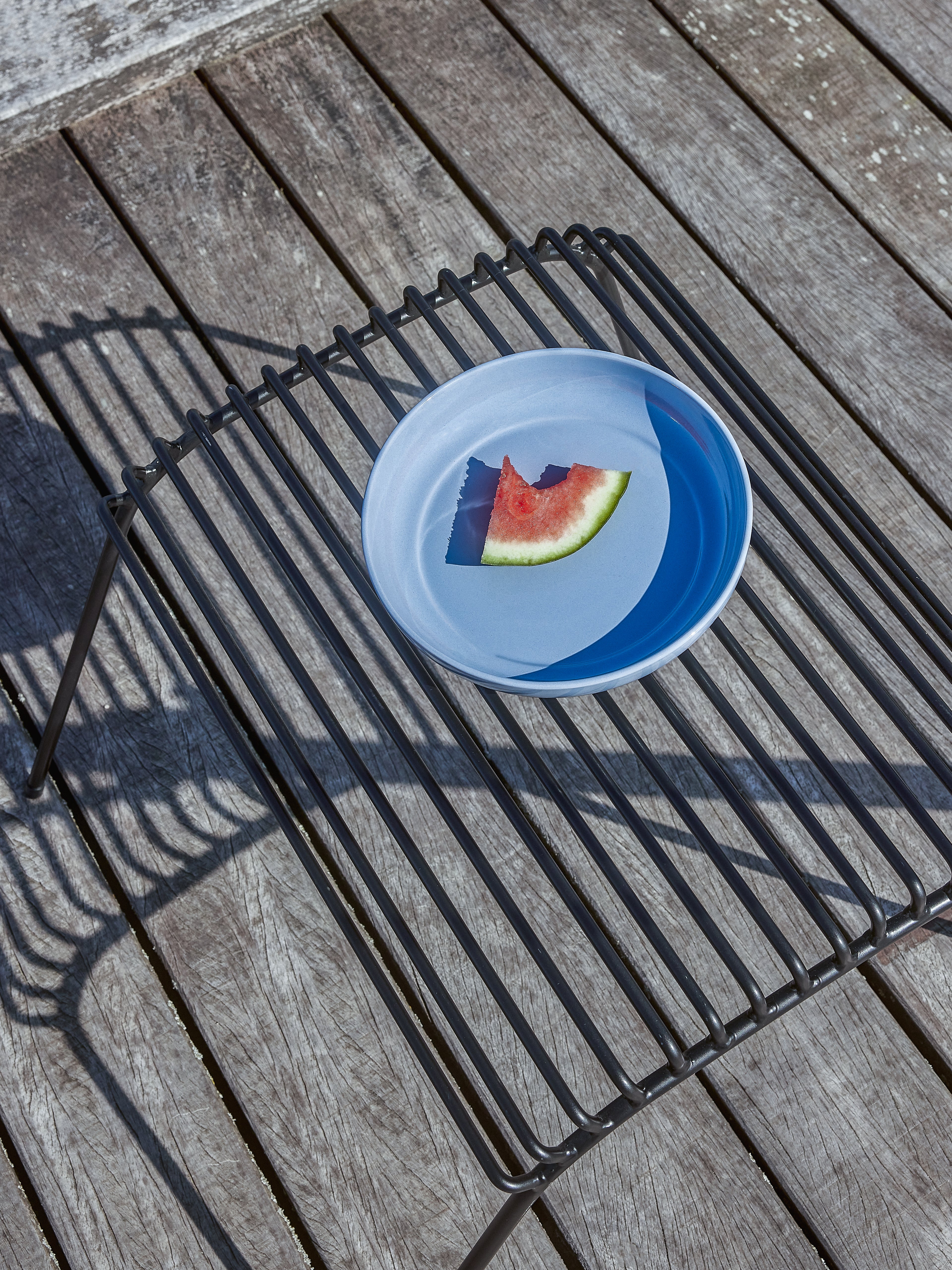 Repousa-pés em corda Preto - 52x52xh42cm