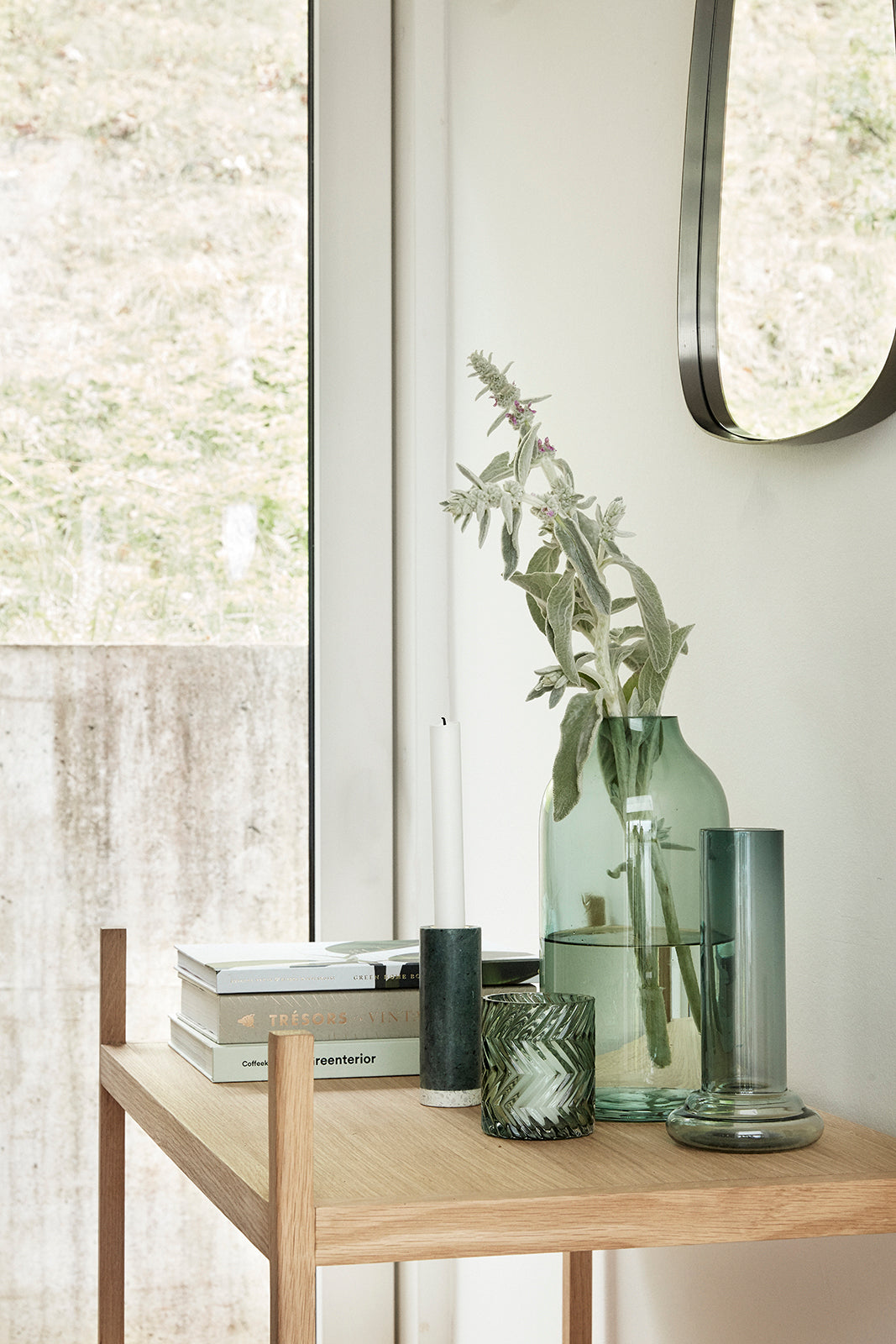 Prateleira de biblioteca natureza pequena - 80x45xh90cm