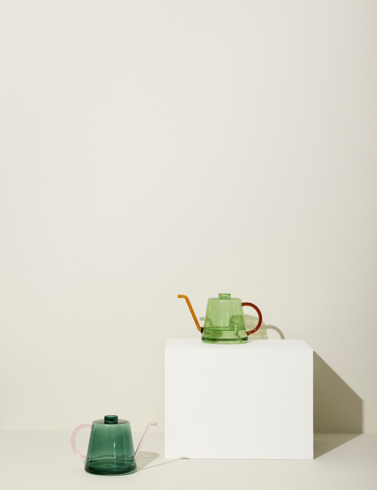 Flora Water Jug Green/Amber Cor - 24x14xh14cm